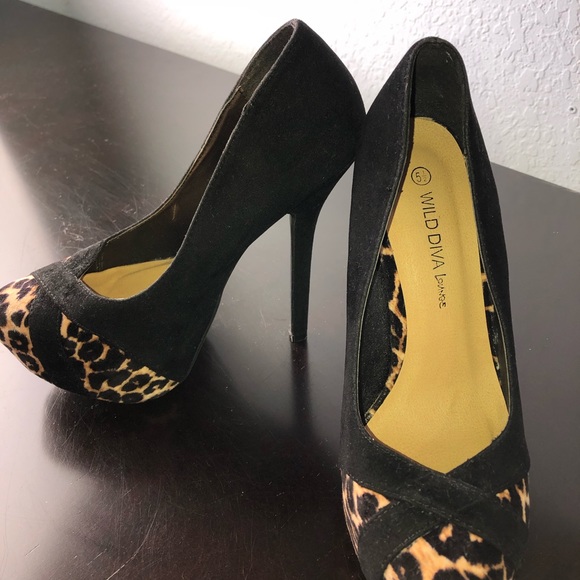 Animal print High Hills Size 5.5 - Picture 2 of 4
